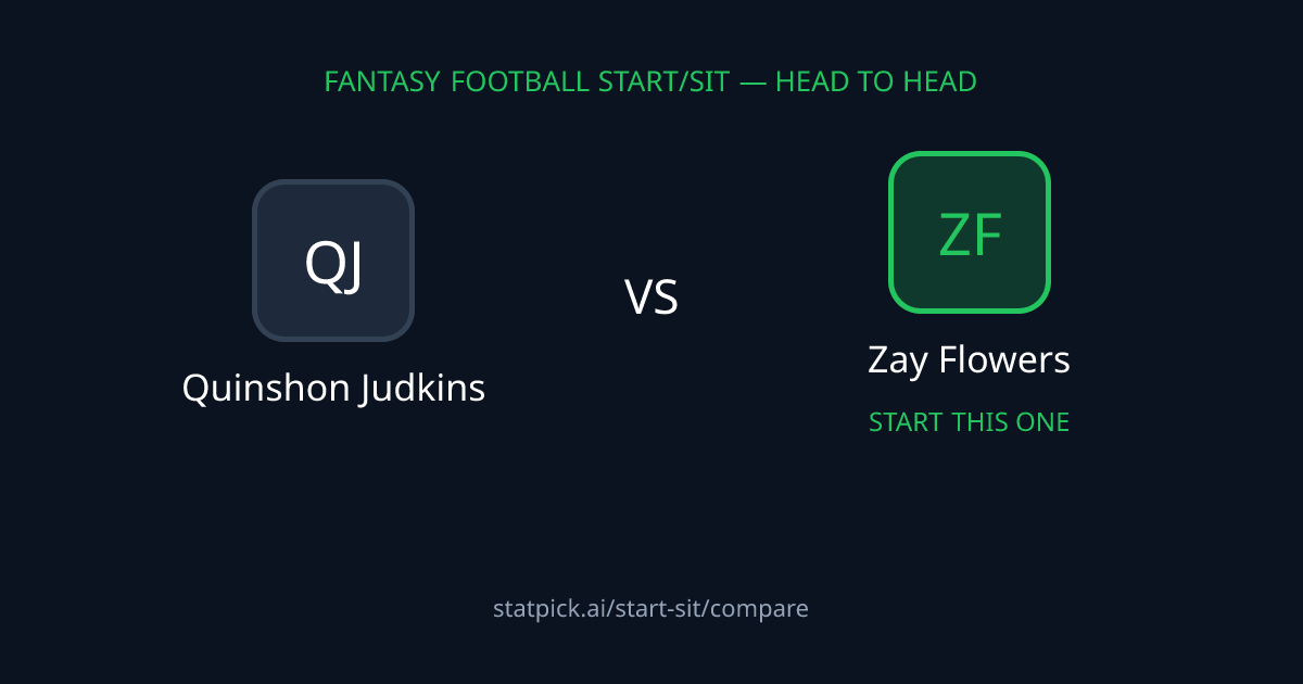 Quinshon Judkins or Zay Flowers? Start Zay Flowers — Week 4 Start/Sit ...